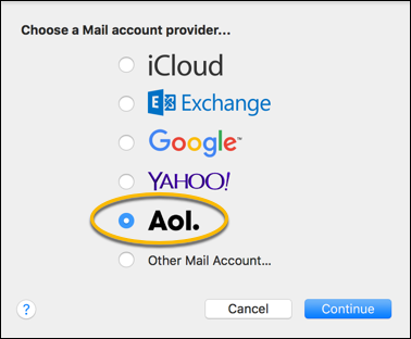 configure outlook for mac 2011 verizon aol mail